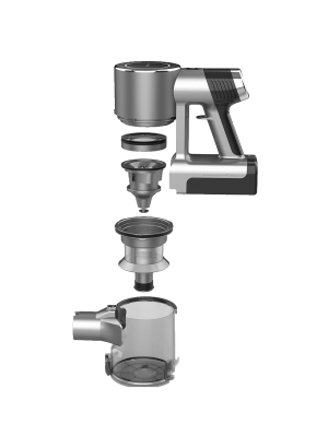 Контейнер для мусора в сборе HV-450